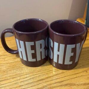 Set of Two (2) Ceramic Hershey's Chocolate Mugs